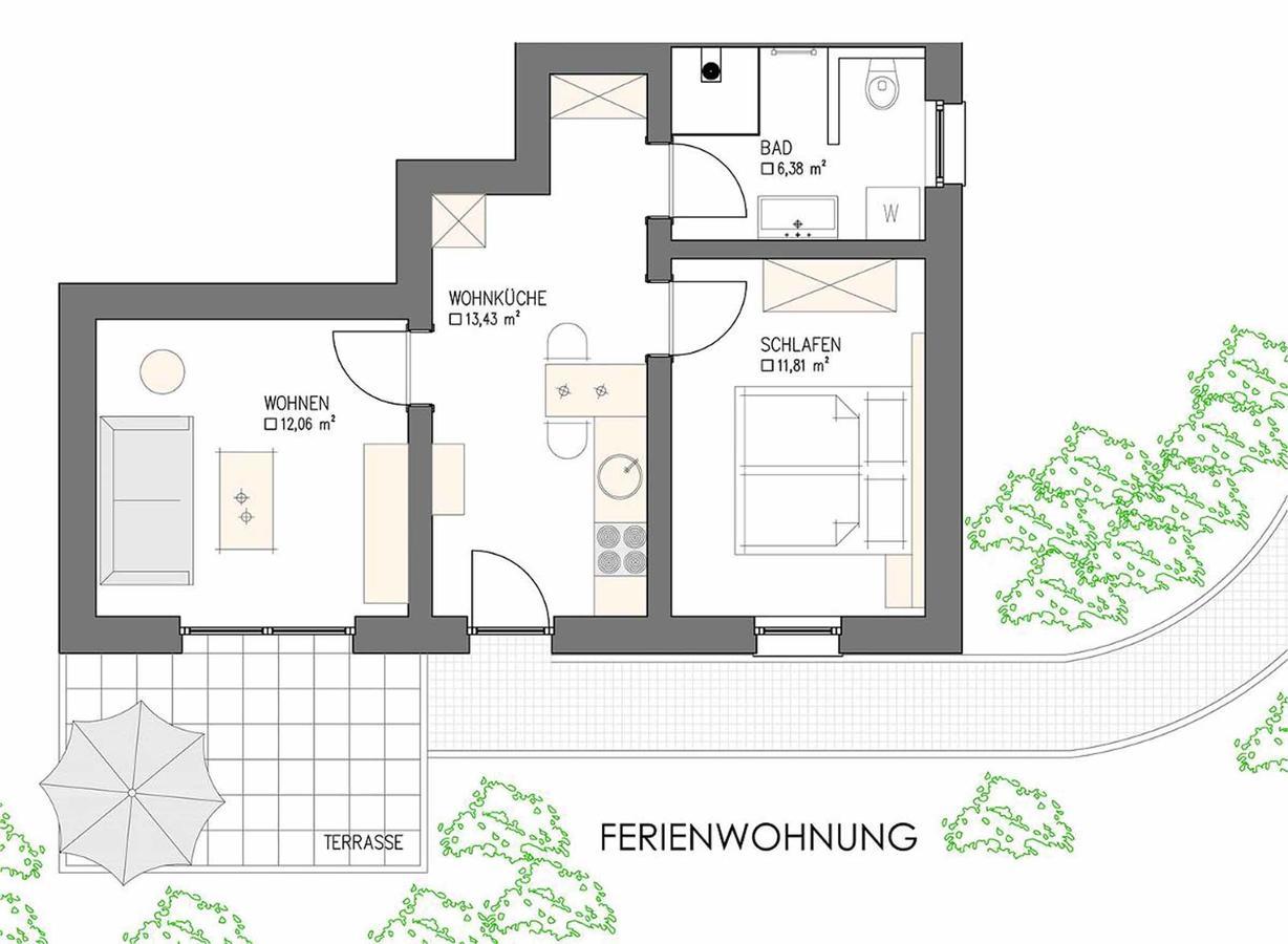 Ferienwohnung Am Woid - Herrliche Alleinlage - Vegane Einrichtung فالدكيرشن المظهر الخارجي الصورة